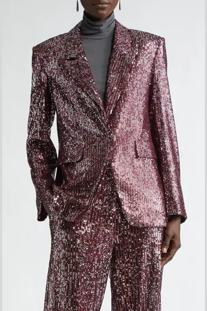 ST. JOHN Sequin Embroidered Blazer in at Nordstrom, Size 0