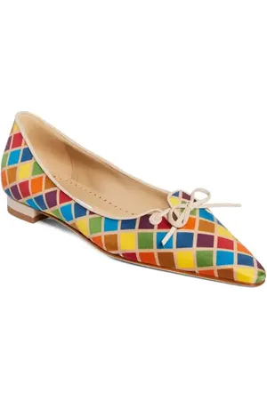 Manolo Blahnik Esmaa Flat in at Nordstrom, Size 6.5Us