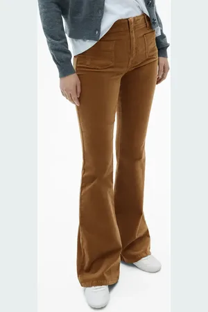 MANGO Britney Flare Corduroy Pants in at Nordstrom, Size 10