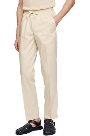 Sandro Elasticated straight-leg trousers in at Nordstrom, Size 36 X 31 Eu
