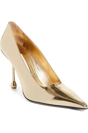 Jimmy Choo Ixia Metallic Pointed Toe Pump in at Nordstrom, Size 5.5Us