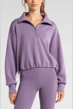 Zella Soft Modal Blend Half Zip Pullover in at Nordstrom, Size X-Large