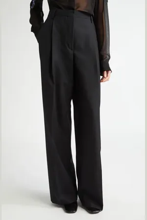 DRIES VAN NOTEN Wool Wide Leg Trousers in at Nordstrom, Size 4 Us