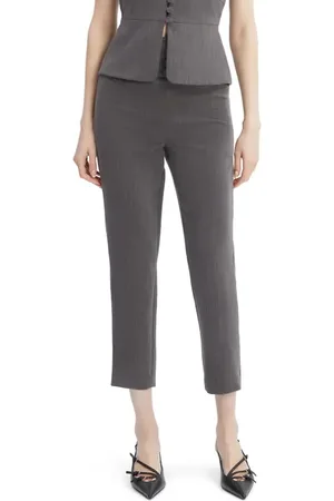 Bardot Corset High Waist Crop Pants in at Nordstrom, Size 8