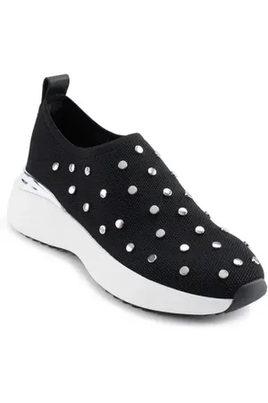 DKNY Zamora Stud Knit Sneaker in at Nordstrom, Size 7.5
