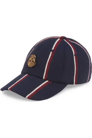 Alexander McQueen Stripe Wool Baseball Cap in at Nordstrom, Size Large