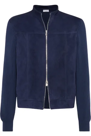 Brunello Cucinelli Suede bomber jacket in at Nordstrom, Size Medium Eu