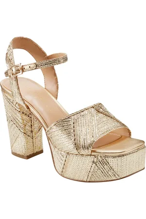 MARC FISHER Calyn Ankle Strap Platform Sandal in at Nordstrom, Size 7.5