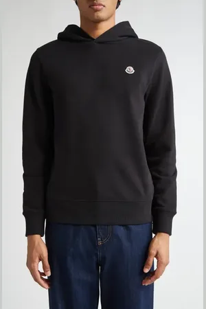 Moncler Logo Patch Hoodie in at Nordstrom, Size Large