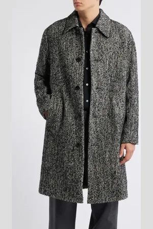 NN.07 Franco 8439 Wool Blend Overcoat in at Nordstrom, Size X-Large