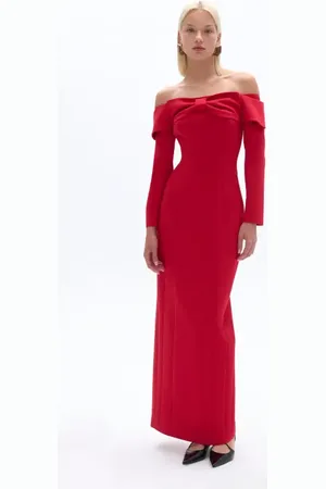 Nocturne Bow Maxi Dress in at Nordstrom, Size X-Small