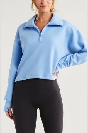 Zella Soft Modal Blend Half Zip Pullover in at Nordstrom, Size X-Large