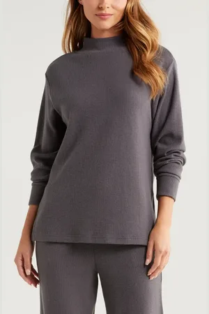 Zella Cozy Waffle Knit Tunic in at Nordstrom, Size Small