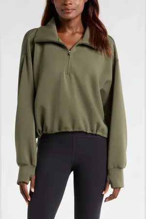 Zella Soft Modal Blend Half Zip Pullover in at Nordstrom, Size X-Large