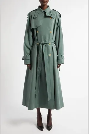The Row Domeka Oversize Cotton Twill Trench Coat in at Nordstrom, Size 10