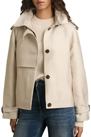 Reiss Mila Short Trench Coat in at Nordstrom, Size 14 Us