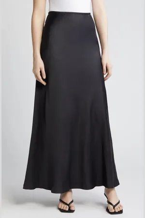 Kobi Halperin Dominique Satin Maxi Skirt in at Nordstrom, Size Large