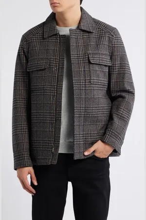 Pendleton Boulder Glen Plaid Insulated Trucker Jacket in at Nordstrom, Size Large