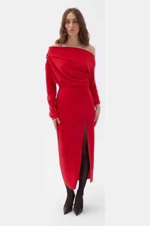 Nocturne Draped Maxi Dress in at Nordstrom, Size Small