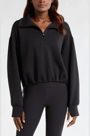Zella Soft Modal Blend Half Zip Pullover in at Nordstrom, Size X-Large