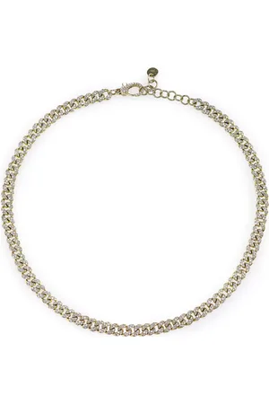 Shay Mini Pav?? Diamond Link Choker Necklace in at Nordstrom, Size 11
