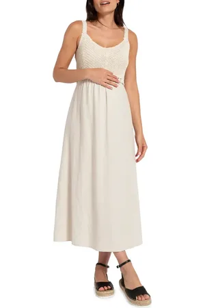 Séraphine Sleeveless Knit & Jersey Maternity/Nursing Dress in at Nordstrom, Size 4
