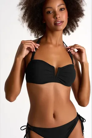 Shan Rahimkhan Classic Bandeau Bikini Top in at Nordstrom, Size 10