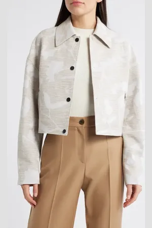 HUGO BOSS Jarlota Floral Jacquard Jacket in at Nordstrom, Size 4