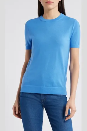 HUGO BOSS Falyssiasi Wool T-Shirt Sweater in at Nordstrom, Size Small
