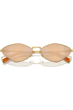 Miu Miu 56mm Irregular Sunglasses in at Nordstrom
