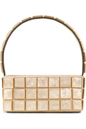 Cult Gaia Romy Acrylic & Leather Shoulder Bag in at Nordstrom