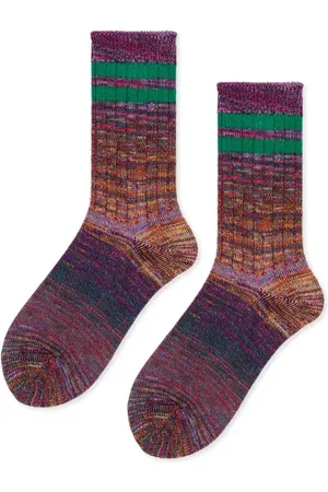 hansel from basel Cosmic Space Dye Varsity Crew Socks in at Nordstrom