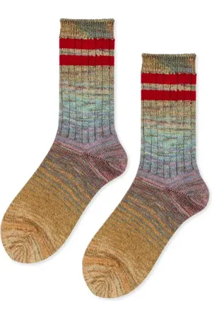 hansel from basel Cosmic Space Dye Varsity Crew Socks in at Nordstrom