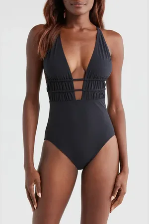 ULLA JOHNSON Dioni One-Piece Swimsuit in at Nordstrom, Size X-Large
