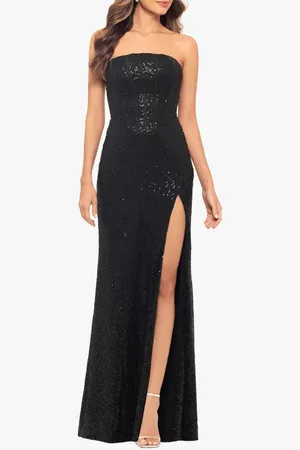 Blondie Nites Sequin Strapless Corset Gown in at Nordstrom, Size 1