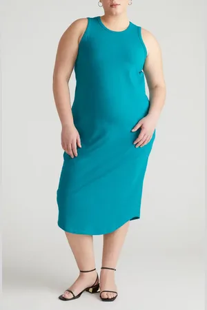 UNIVERSAL STANDARD Cal Tank Midi Dress in at Nordstrom