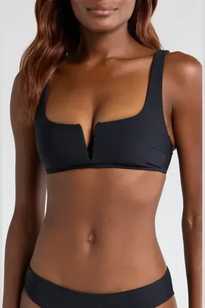 Bondi Born Clio Notched Bikini Top in at Nordstrom, Size Medium