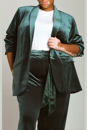 UNIVERSAL STANDARD Rio Velvet Blazer in at Nordstrom, Size Xl