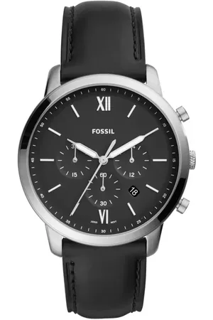 Fossil Neutra Chronograph Leather Strap Watch, 44mm in at Nordstrom