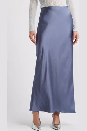 Open Edit Bias Cut Maxi Skirt in at Nordstrom, Size Small