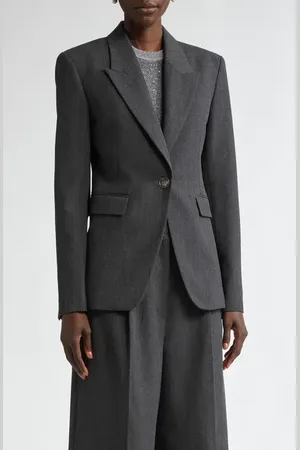 ST. JOHN Pinstripe Luxe Suiting Jacket in at Nordstrom, Size 6