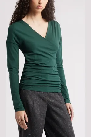 Nordstrom Faux Wrap Top in at , Size Xx-Small