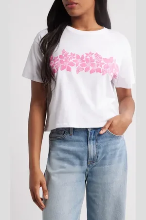 Rip Curl Waikiki Crop Graphic T-Shirt in at Nordstrom, Size X-Large