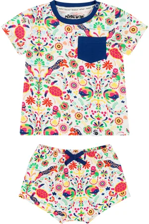 Mixed Up Suave Baby Tee and Bloomer Shorts Set in at Nordstrom, Size 3-6M