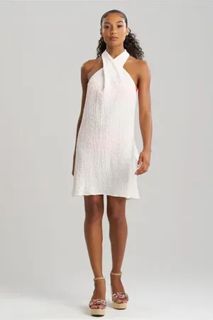 Natori Waves Mini cover-up Halter Dress in at Nordstrom, Size X-Small