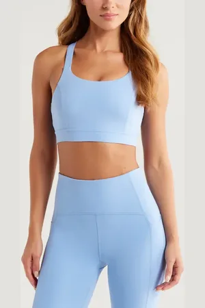 Zella Studio Luxe Lite Court Sports Bra in at Nordstrom, Size Small