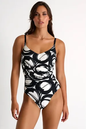 Shan Rahimkhan Classic One-Piece Swimsuit With Front Ruching in at Nordstrom, Size 10