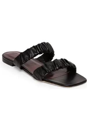 Staud Maya Ruched Slide Sandal in at Nordstrom, Size 5Us