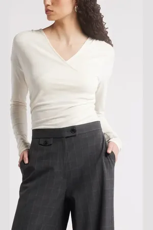 Nordstrom Faux Wrap Top in at , Size X-Small