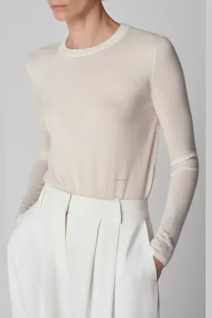 CO Long Sleeve Crew Sweater in Fine Cashmere in at Nordstrom, Size Small